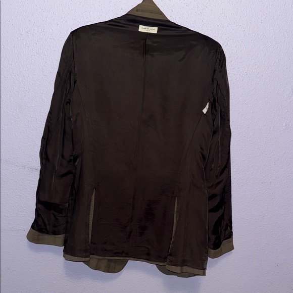 Dries Van Noten Tan Khaki Brown Blazer Sport Coat 40 R - Picture 12 of 13